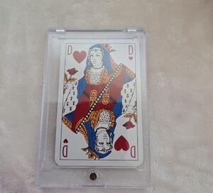 Louis Vuitton D of Hearts Playing Card in Protective Case